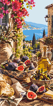 Картина по номерам Итальянский отдых (40х80 см)