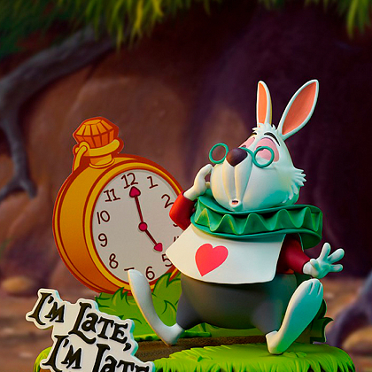 Фігурка White Rabbit. DISNEY. Alice in Wonderland (Аліса Білий кролик) - 10 - KUBIX