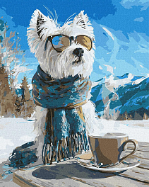 Картина по номерам Зимние каникулы (40х50 см)