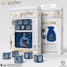 Набір кубиків з мішечком Harry Potter. Ravenclaw Dice & Pouch