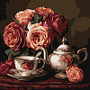 Картина по номерам Букет роз (40х40 см)