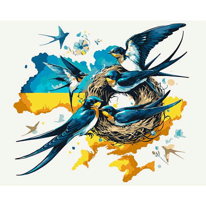 Картина за номерами Родове гніздо (40х50 см), бренду Art Craft - KUBIX
