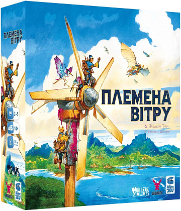 Настільна гра Племена вітру (Tribes of the Wind), бренду Geekach Games, для 2-5 гравців, час гри < 60хв. - KUBIX