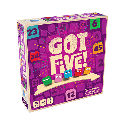 Настільна гра У мене пʼять! (Got Five!), бренду Feelindigo, для 2-4 гравців, час гри < 30хв. - KUBIX