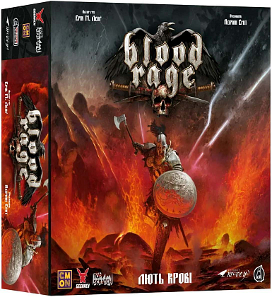 Настольная игра Лют крови (Blood Rage), бренду Geekach Games, для 2-4 гравців, час гри > 60мин. - KUBIX