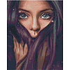 Алмазна картина Дівчина з яскравим волоссям (40х50 см)