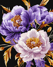 Картина по номерам Пурпуровий шик (40х50 см)