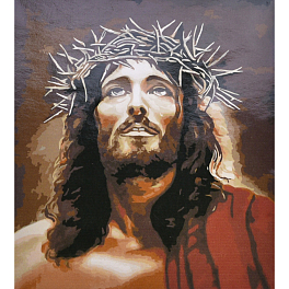 Картина по номерам Иисус с терновой короной (30х40 см)
