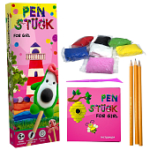 Миниатюра товара Набор для лепки Ручка Стек для девочек (Pen Stuck for girl) - 2