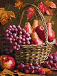 Мініатюра товару Картина по номерам Осінні фрукти (30х40 см) - 1