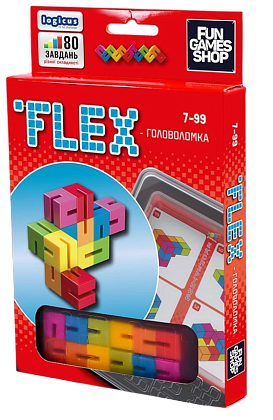 Настільна гра FLEX–головоломка, бренду Fun Games Shop, для 1-4 гравців - KUBIX