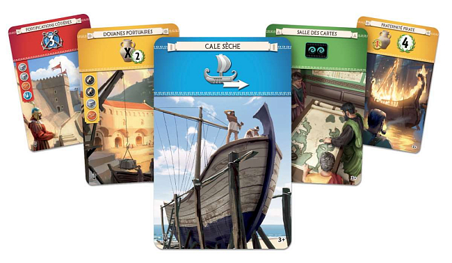 Настольная игра 7 Wonders 2nd edition: Armada (EN), бренду Asmodee, для 3-7 гравців, час гри < 60мин. - 3 - KUBIX