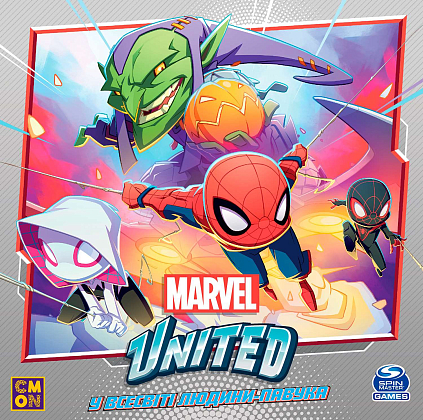 Настільна гра Marvel United. У всесвіті Людини-павука (Marvel United: Enter the Spider-Verse), бренду Geekach Games, для 1-4 гравців, час гри < 60хв. - 4 - KUBIX