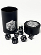 Миниатюра товара Стакан для кубиков D20 черный Dice Cup - 4