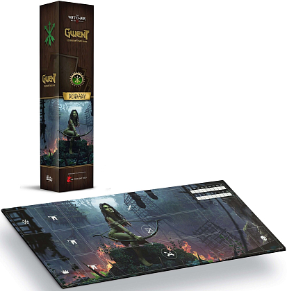 Настольная игра Плеймат (Игровой ковер) Винт Скоятаэли (Gwent Mat Scoia'tael), бренду Geekach Games - KUBIX
