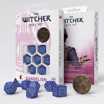 Набор кубиков The Witcher Dice Set. Dandelion - Полвека поэзии Dice Set