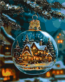 Картина по номерам Тепло рождественской ночи (40х50 см)