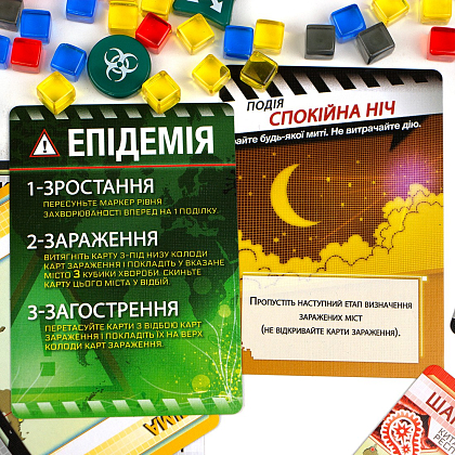 Настільна гра Пандемія (Pandemic), бренду Ігромаг, для 2-4 гравців, час гри < 60хв. - 30 - KUBIX