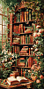 Картина по номерам Чарівна бібліотека під плющем (40х80 см)