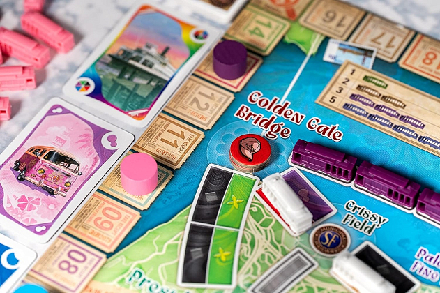 Настольная игра Ticket to Ride: Сан-Франциско (Билет на поезд. Сан Франциско) (EN), бренду Days of Wonder, для 2-4 гравців, час гри < 30мин. - 6 - KUBIX