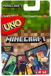 Настольная игра Уно Майнкрафт (UNO Minecraft)