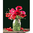 Миниатюра товара Картина по номерам Букет цветов мака в вазе (30х40 см) - 1