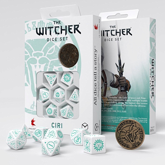 Набор кубиков The Witcher Dice Set. Ciri - Закон Сюрприза - KUBIX Набор кубиков The Witcher Dice Set. Ciri - Закон Сюрприза