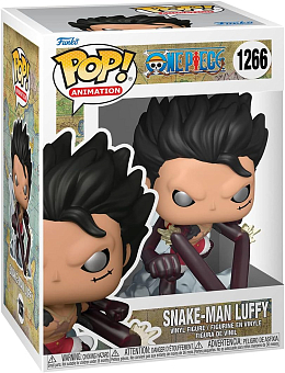 Игровая фигурка Funko POP! Человек-Змея Луффи (Snake-Man Luffy) One Piece: #1266 - KUBIX Игровая фигурка Funko POP! Человек-Змея Луффи (Snake-Man Luffy) One Piece: #1266