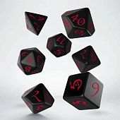 Мініатюра товару Набір кубиків Classic RPG Black & red Dice Set (7шт.) - 2