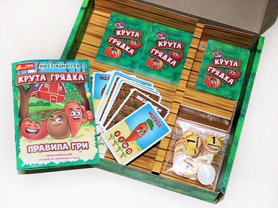 Настольная игра Крутая грядка, бренду Ранок, для 2-6 гравців, час гри < 30мин. - 2 - KUBIX