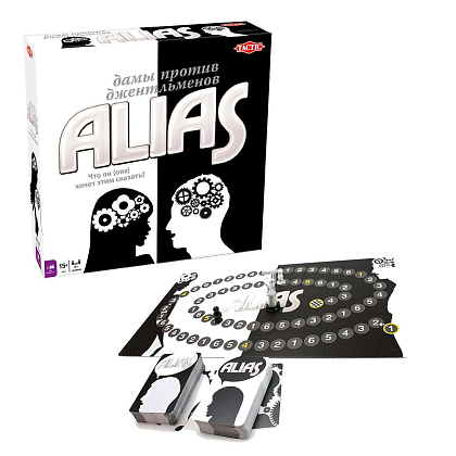 Настольная игра Алиас Мужчины против женщин (Alias: Women vs. Men) (RU), бренду Tactic, для 4-12 гравців, час гри < 60мин. - 2 - KUBIX