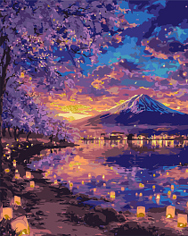 Картина по номерам Казкова Фудзіяма (40х50 см)