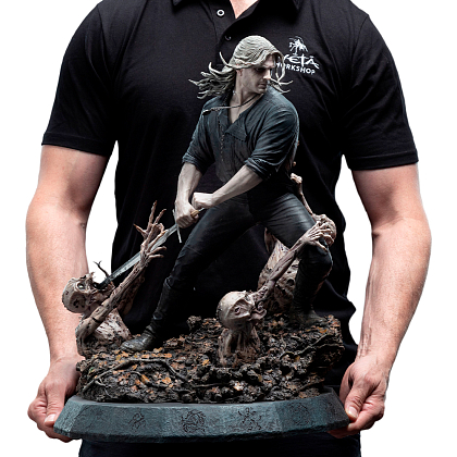 Статуетка Геральта. Відьмак (WITCHER Geralt the White Wolf Limited Edition) - 10 - KUBIX