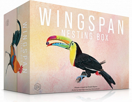 Настольная игра Коробка-органайзер для игры Крылья + дополнение (Wingspan Nesting Box)