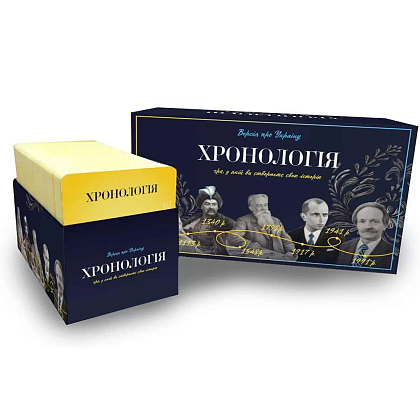 Настольная игра Хронология: Версия об Украине, бренду Memo Games, для 2-9 гравців, час гри < 30мин. - 4 - KUBIX