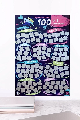 Настольная игра Скретч постер "100+1 свидание" (Scratch poster "100+1 date"), бренду Fun Games Shop, для 2-2 гравців - 2 - KUBIX