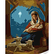 Мініатюра товару Картина за номерами Різдвяна зірка (30х40 см) - 1