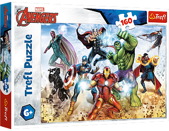 Пазл MARVEL Мстители: Готовы спасать мир (160 шт.)