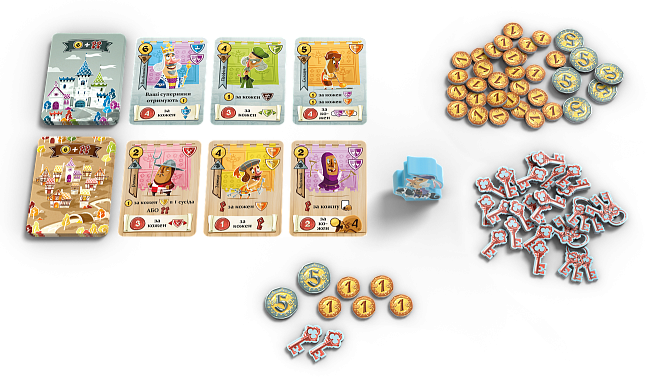 Настольная игра Крепость Комбо (Castle Combo), бренду Feelindigo, для 2-5 гравців, час гри < 30мин. - 3 - KUBIX