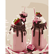 Миниатюра товара Картина по номерам Молочный коктейль с клубникой (40х50 см) - 1