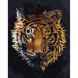 Картина по номерам Арт-тигр (40х50 см)