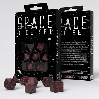 Набор кубиков Space Dice Set: Voyager (7) - KUBIX Набор кубиков Space Dice Set: Voyager (7)