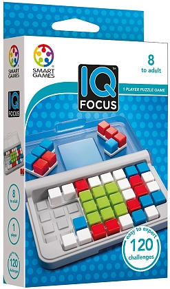 Настольная игра IQ Фокус (IQ-Focus), бренду Smart Games, для 1-1 гравців, час гри < 30мин. - KUBIX