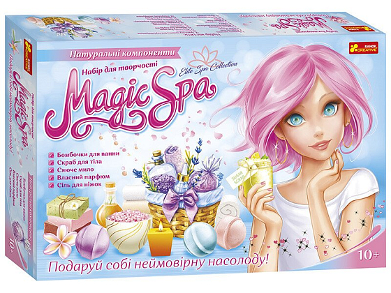 Набор для творчества Magic SPA XXL (Волшебное Спа), бренду Ранок, для 1-2 гравців - KUBIX