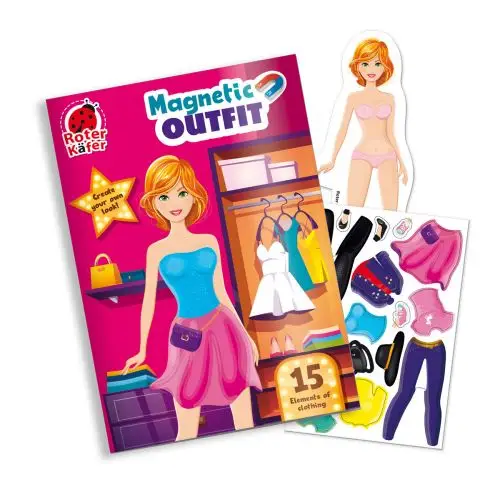Настольная магнитная игра-одевалка Модная девочка, бренду Vladi Toys - KUBIX