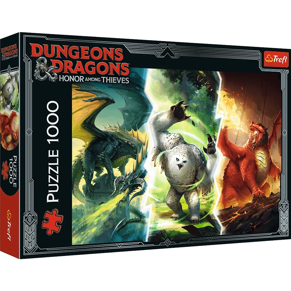 Пазл Легендарні монстри з Фаеруна Dungeons & Dragons (1000 шт.), бренду Trefl - KUBIX