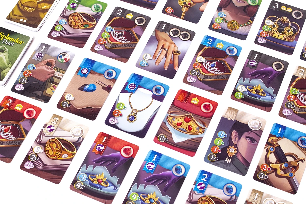 Настільна гра Розкіш. Дуель (Splendor Duel) (EN), бренду Asmodee, для 2-2 гравців, час гри < 30хв. - 3 - KUBIX 