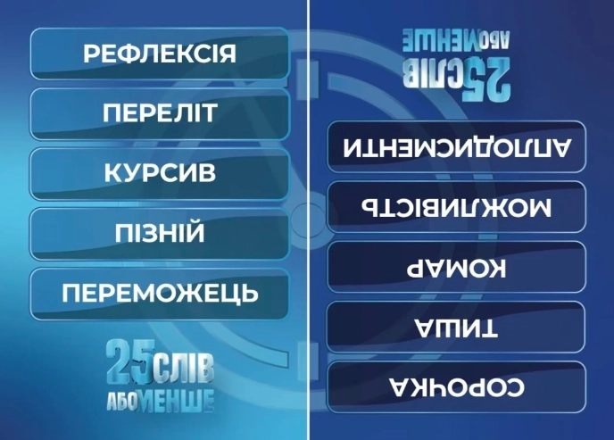 Настольная игра 25 слов или меньше, бренду Gamesly, для 4-12 гравців, час гри < 30мин. - 5 - KUBIX 
