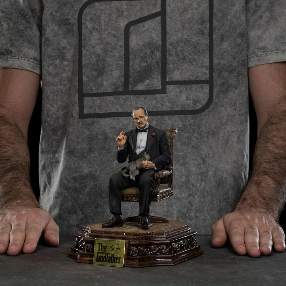 Статуетка Дон Віто Корлеоне. Хрещений батько (THE GODFATHER Don Vito Corleone. Art Scale 1/10) - 7 - KUBIX 