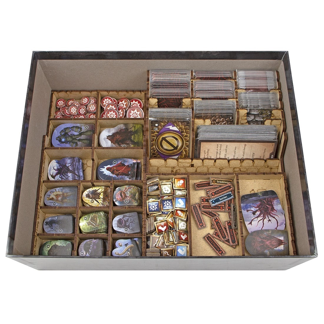 Органайзер для настольной игры Глумхейвен: Челюсти Льва (Organizer for boardgame Gloomhaven: Jaws of the Lion (Redesign)), бренду Tower Rex - 3 - KUBIX 